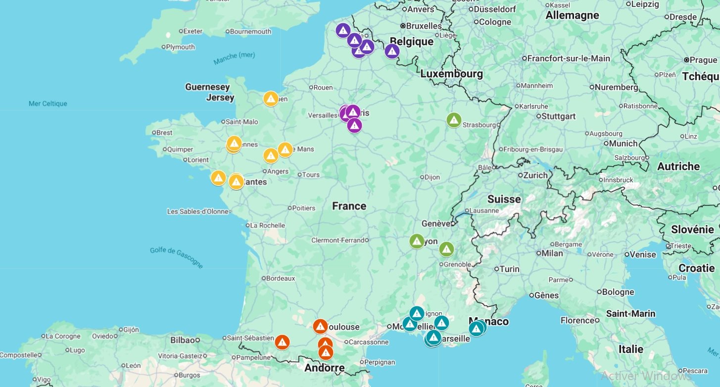10 septembre : la carte des blocages en France