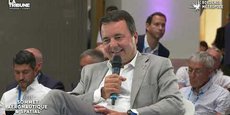 Martin Sion, le président exécutif d'ArianeGroup, au Sommet Aéronautique et Spatial de Bordeaux Métropole, le 17 octobre 2023.
