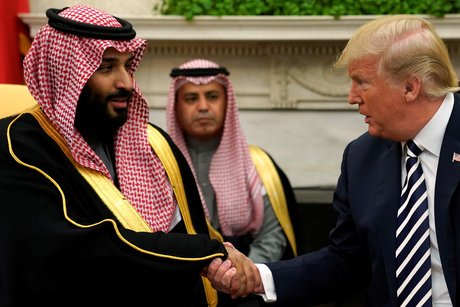 Mohammed ben Salmane et Donald Trump