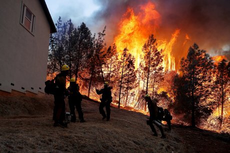 Incendie Californie, feu