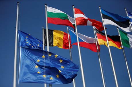 Union européenne, Bruxelles, UE, drapeau, flag,