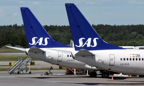 Illustration Scandinavian Airlines System (SAS), compagnie aérienne scandinave