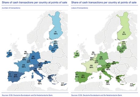transactions cash Europe