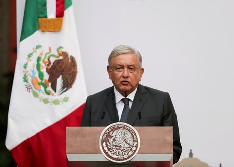 Le president mexicain andres manuel lopez obrador
