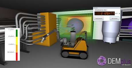 Le logiciel DEMplus for nuclear de Cyclife Digital Solutions permet de préparer les interventions en environnement complexe.