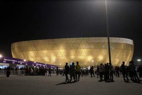 Vue generale du stade lusail qui accueillera la finale de la coupe du monde 2022, au qatar