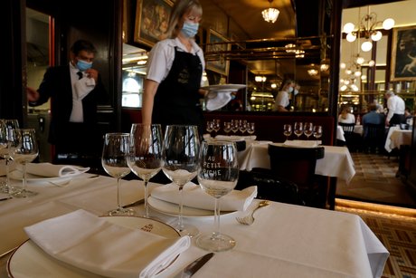 Fotos utilizadas en los restaurantes de París