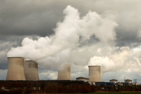 The reactors of the Electricite de France (EDF) nuclear power plant in Cattenom, France