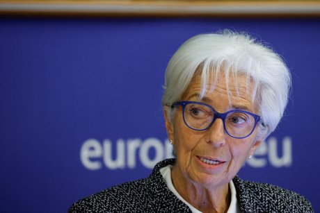 Christine lagarde, presidente de la bce, temoigne devant la commission econ du parlement europeen, a bruxelles
