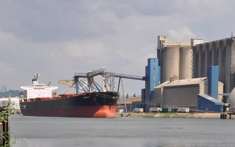 Silos, Simarex, navire céréaliers, Panamax, port, Rouen, Natup, céréales