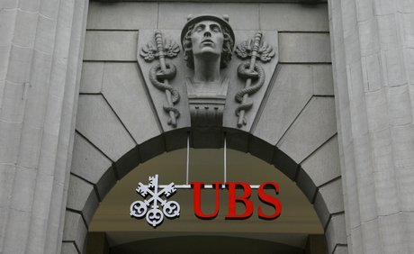 Logo de la banque suisse ubs a zurich