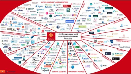 Une cartographie des entreprises en santé numérique vient d'être établie en Occitanie.