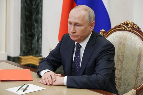 Le president russe vladimir poutine a moscou, en russie
