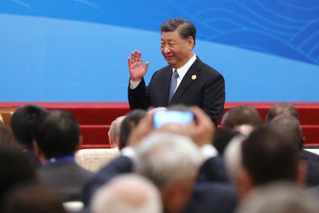 Le president chinois xi jinping a pekin, en chine