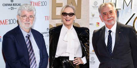 George Lucas, Meryl Streep et Francis Ford Coppola