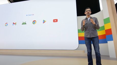 Sundar Pichai à la Google I/O 2024