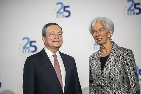 Mario Draghi Christine Lagarde