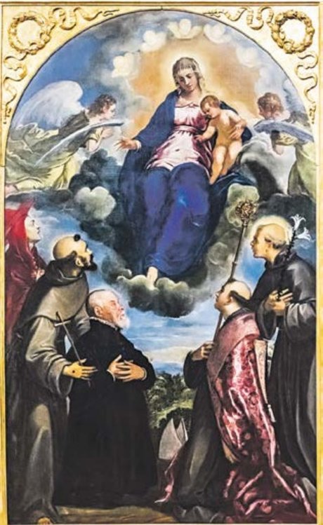 Vierge dans la gloire du Tintoret