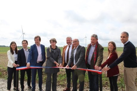 inauguration parc éolien charente edf renouvelables