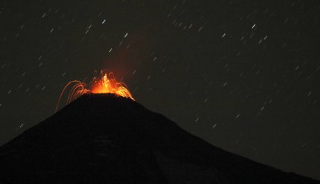 Eruption du Villarrica, mars 2015, Chili