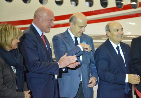 Inauguration Dassault Falcon Service