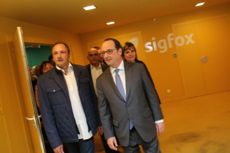 François Hollande Sigfox