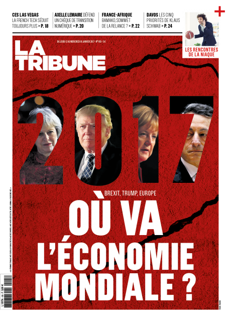 Couverture La Tribune Hebdomadaire 11/01/2017