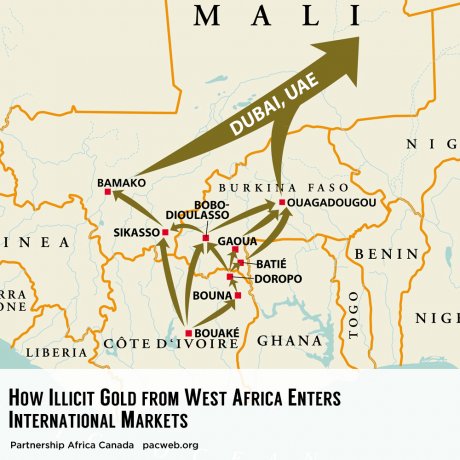 Cartographie du commerce illicite en Afrique de l'Ouest