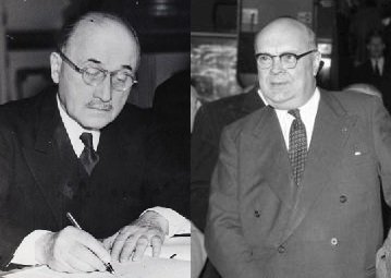 Jean Monnet et Paul-Henri Spaak