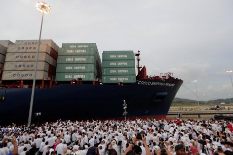 Panama, navire, Chine, commerce, canal, porte-conteneurs,