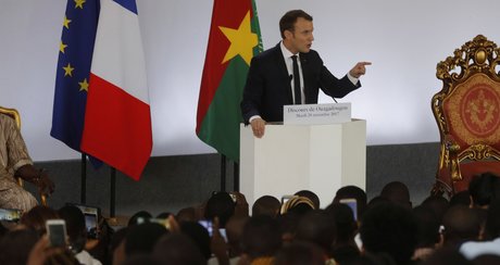 Emmanuel Macron à ouagadougou Burkina