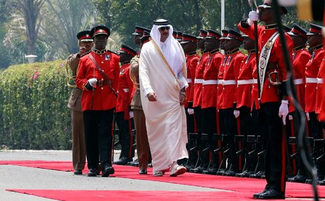 Qatar kenya al thani emir