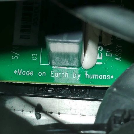 made on earth by human