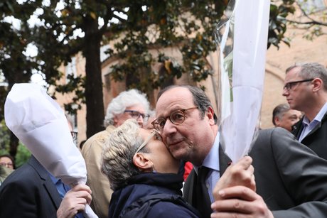 François Hollande chez Privat