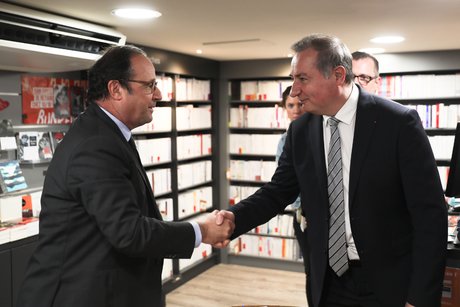 François Hollande chez Privat