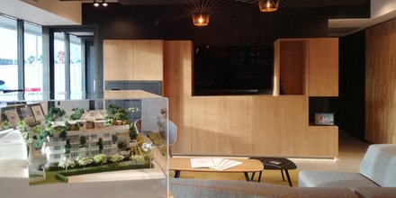 Le promoteur Angelotti ouvre son show-room à Montpellier, le 6 décembre 2018
