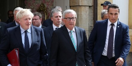 Boris Johnson Jean-Claude Juncker