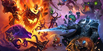 Blizzard, Hearthstone, jeu video, Battlegrounds Key Art
