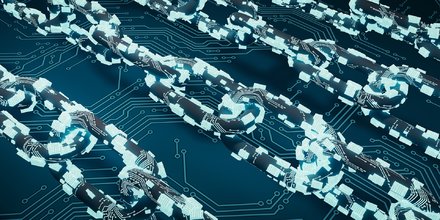 Illustration blockchain