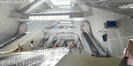Eole, gare Porte Maillot, Grand Paris Express,