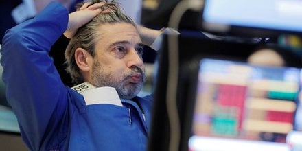 Trader à la Bourse de New York (New York Stock Exchange), Wall Street