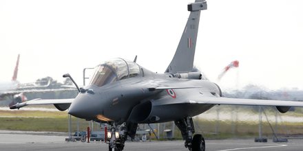 Les cinq premiers rafale acquis par l'inde ont decolle de merignac