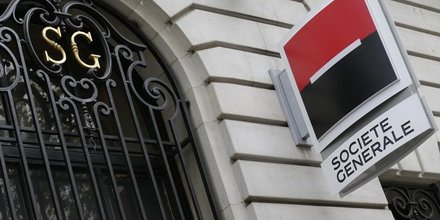 Socgen, plus forte baisse du cac 40 a la mi-seance