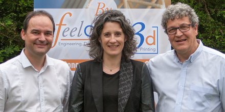 Les trois associés de FeelObject 3D
