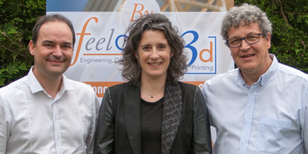 Les trois associés de FeelObject 3D