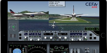 CEFA Aviation, animation des données de vol, aviation civile, formation des pilotes de ligne