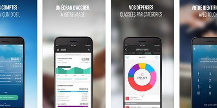 BNP Paribas appli mobile Mes comptes
