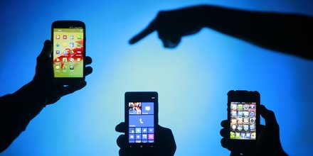 smartphones téléphones mobiles