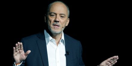 Le patron d'Orange Stéphane Richard mi 2017