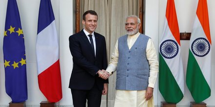 Macron ouvre une nouvelle ere du partenariat avec l'inde